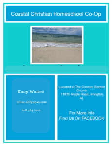 Coastal Christian Homeschool Co-Op