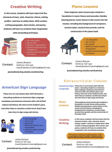 Jessica Baluyut Tutoring