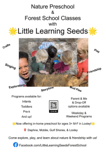 Little Learning Seeds Classes