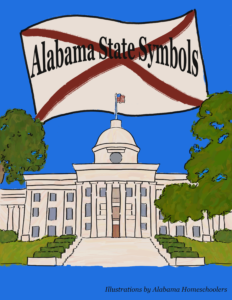 Alabama State Symbols Coloring Book Cover