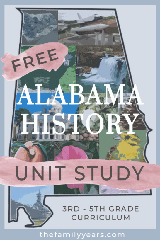 Free Alabama History Unit Study