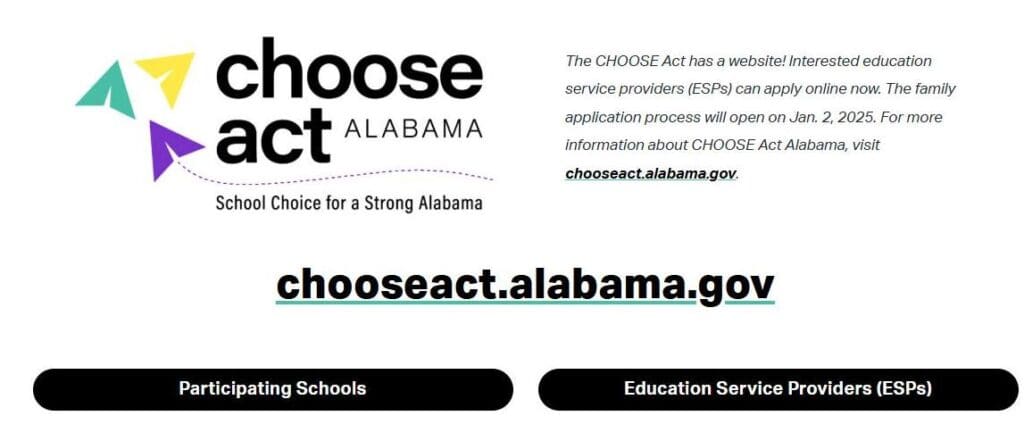CHOOSE Act Alabama