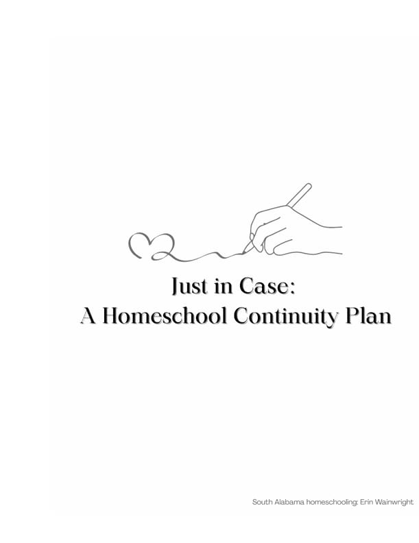 A Homeschool Continuity Plan
